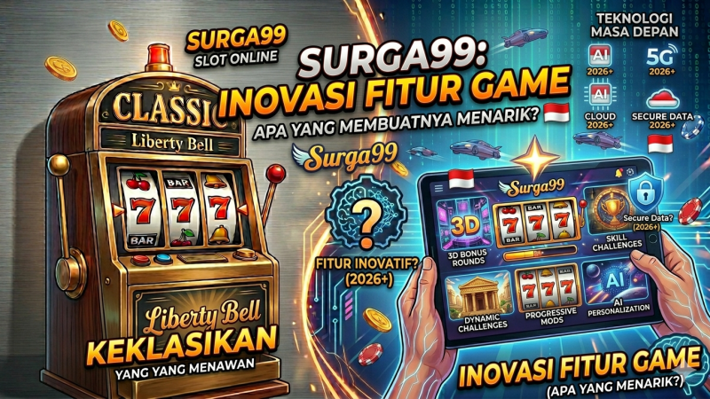 Surga99 Slot Online dan Inovasi Fitur Game: Apa yang Membuatnya Menarik?