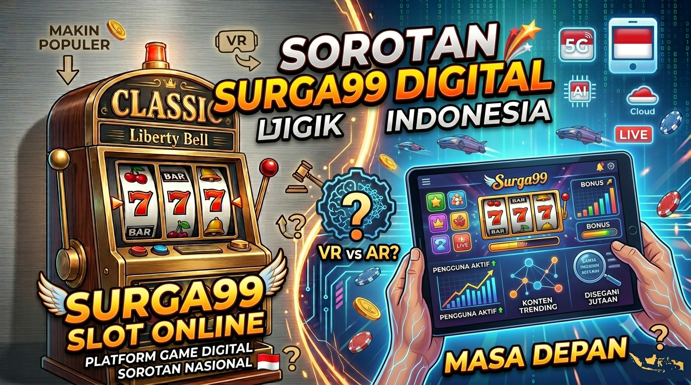 Surga99 Slot Online Jadi Sorotan: Platform Game Digital yang Kian Populer di Indonesia